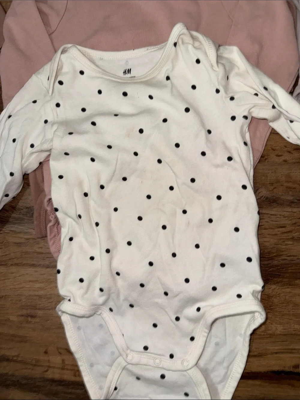 H&M Neutral Mix Long-Sleeve Baby Cotton One-Piece Bodysuits - Set of 7- 18m